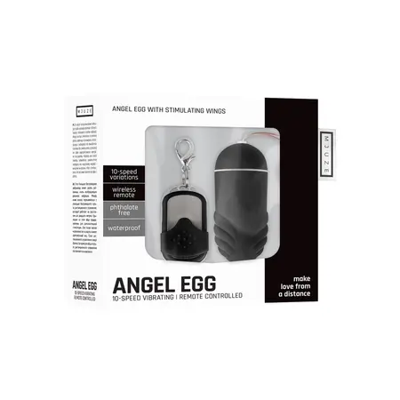 Angel Vibrating Egg Wireless Remote 10 Modes Velvet Touch Pink