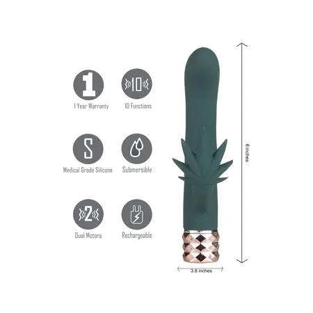 Kusha Dual Motor Silicone Intimate Wellness Device, Medical Grade