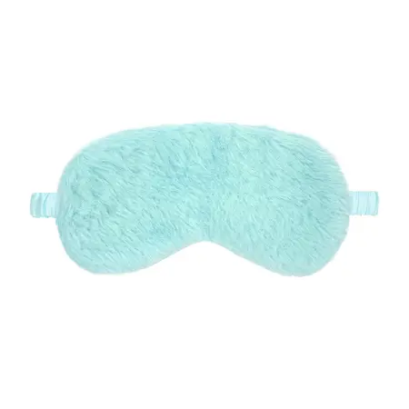 Bijoux Indiscrets Fluffy Mask Powder Blue nežna maska za oči sa podesivom trakom