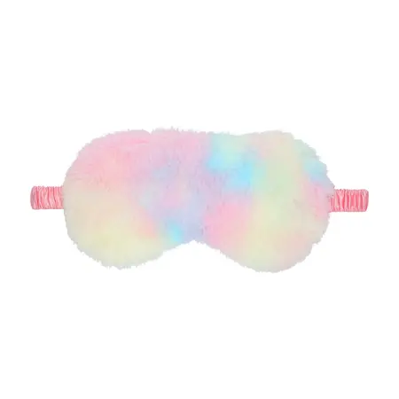 Loving Joy Fluffy Mask Multicolor - Soft Plush Eye Cover Adjustable