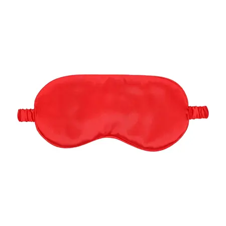 Loving Joy Satin Mask Red - Soft Adjustable Eye Cover for Adults