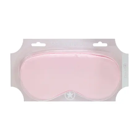 LoversPremium Satin Mask Powder Pink - Soft Adjustable Blindfold