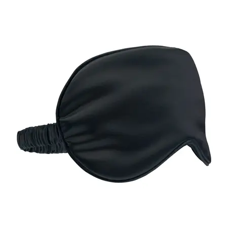 LoversPremium Satin Mask Black - Soft Adjustable Blindfold