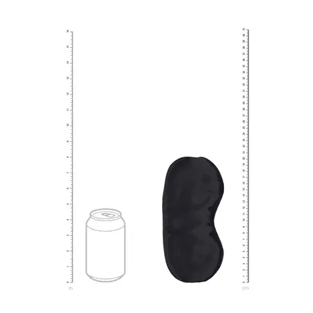 LoversPremium Satin Mask Black - Soft Adjustable Blindfold
