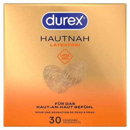 Durex Hautnah Latex Free 30 komada, anatomski kondomi od poliizoprena