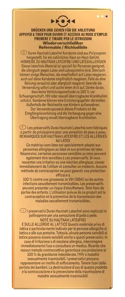 Durex Hautnah Latex Free 30 komada, anatomski kondomi od poliizoprena