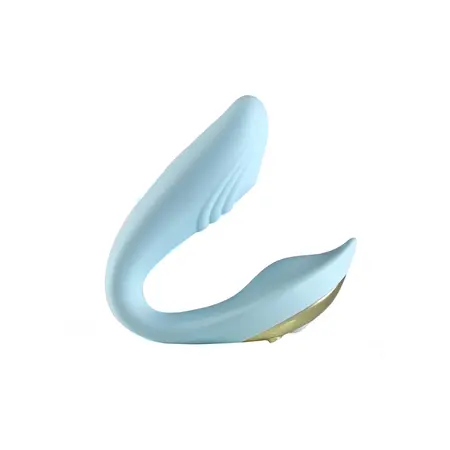 Maia Harmony Dual Silicone Vibrator Teal Rechargeable Waterproof