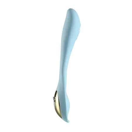 Maia Harmony Dual Silicone Vibrator Teal Rechargeable Waterproof