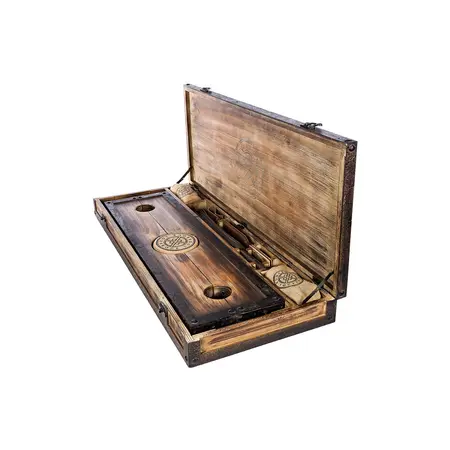 Lodbrock Schlossmeister Pillory Set - Premium Pine & Leather Collection