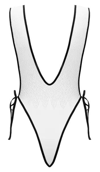 Cottelli Collection Fantasy bodi beli S-L, podesivi ombre dizajn