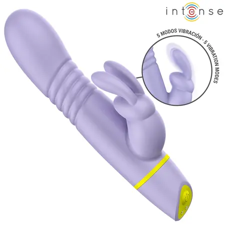 INTENSE Helen Rabbit System vibrator sa funkcijom potiskivanja i vibracije, roze, 18cm