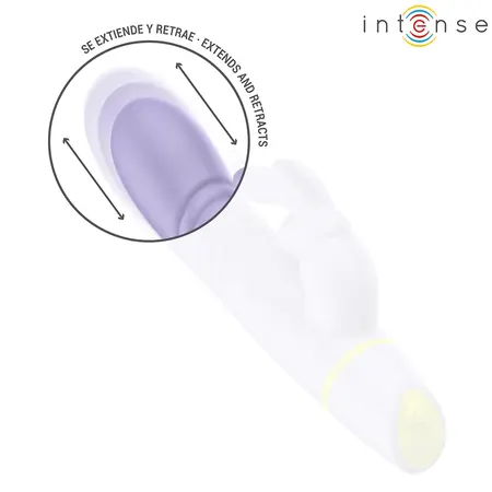 INTENSE Helen Rabbit System vibrator sa funkcijom potiskivanja i vibracije, roze, 18cm