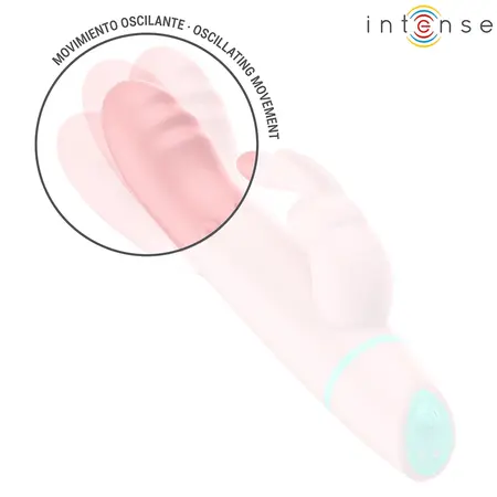 INTENSE Alvin Rabbit System rotirajući i oscilirajući vibrator, 18 cm, roze