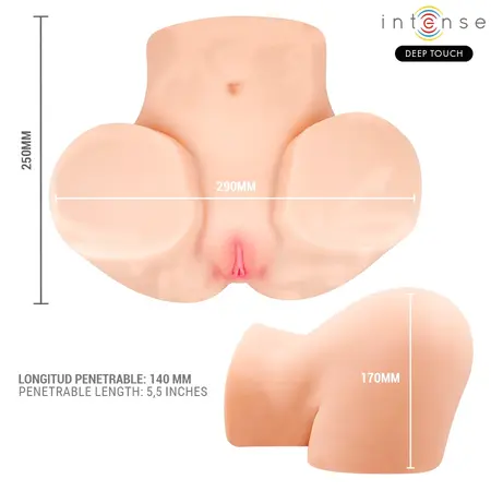 INTENSE Deep Touch Ginger višenamenska intimna mašina od 5.3 kg sa funkcijom usisavanja, grejanja i daljinskim upravljačem