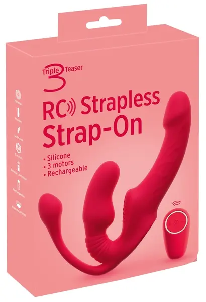 You2Toys Strapless Triple RC silikonski intimni sistem, 3 motora, daljinski upravljač