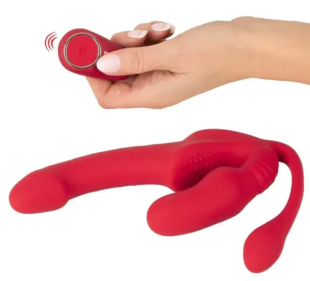 You2Toys Strapless Triple RC silikonski intimni sistem, 3 motora, daljinski upravljač