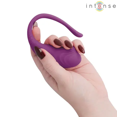 Intense Olivia Purple Remote-Controlled Vibrating Egg 9.5cm USB