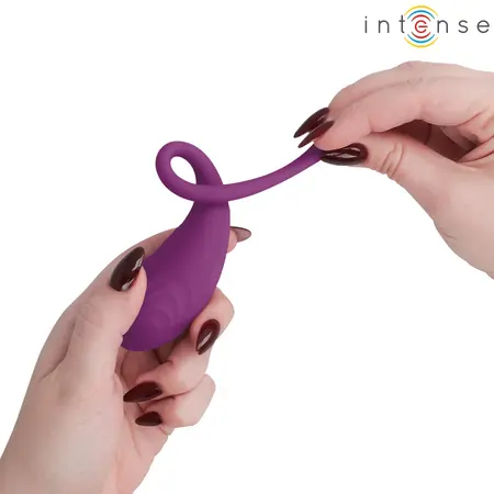 Intense Olivia Purple Remote-Controlled Vibrating Egg 9.5cm USB