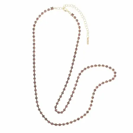 Otazu Belly Chain Crystal Amethyst elegantan podesivi lančić za struk univerzalna veličina