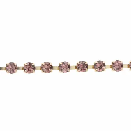 Otazu Belly Chain Crystal Amethyst elegantan podesivi lančić za struk univerzalna veličina