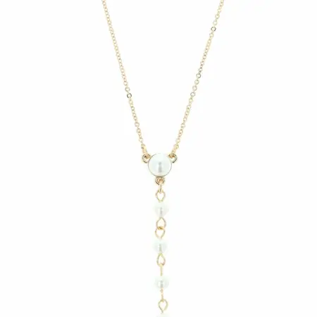 Otazu Pearl Anklet Cream elegantni podesivi lančić sa biserima univerzalna veličina