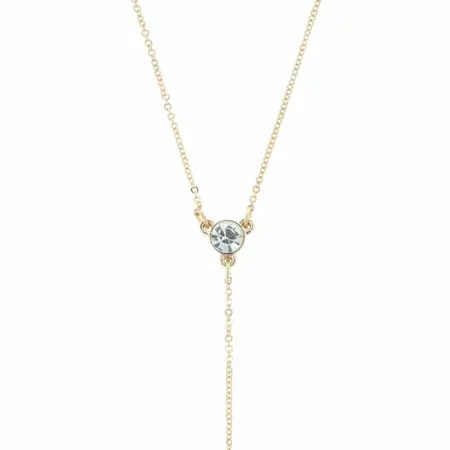 Otazu Twin Crystal providni lančić za telo, elegantan podesivi nakit univerzalna veličina