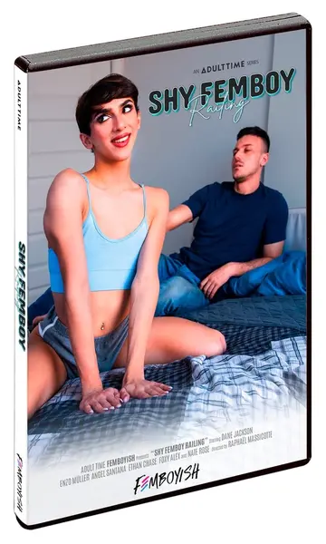 HC Productions Shy Femboy Railing DVD - 88 min, English Audio