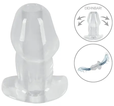 ANOS Tunnel providni intimni čep 10.2 cm TPE šuplji dizajn