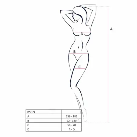 Passion BS074 bešavni čipkani kombinezon u beloj boji, elegantan mrežasti bodi, univerzalna veličina