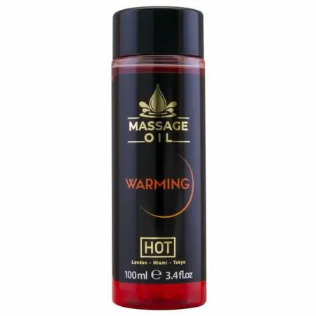 HOT ulje za masažu sa efektom zagrevanja bez mirisa 100ml, formula koja dubinski hrani kožu