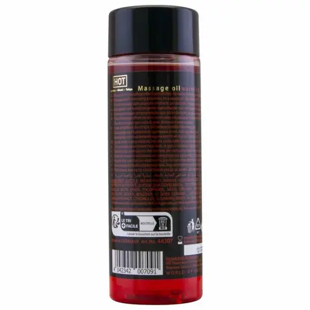 HOT ulje za masažu sa efektom zagrevanja bez mirisa 100ml, formula koja dubinski hrani kožu