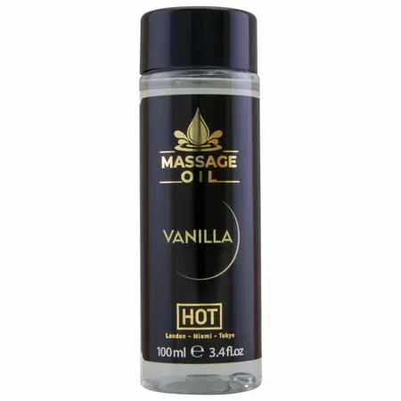 HOT ulje za masažu vanila 100ml, hranljiva formula sa vitaminom E