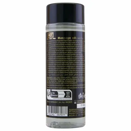 HOT ulje za masažu vanila 100ml, hranljiva formula sa vitaminom E