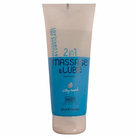 HOT gel za masažu i lubrikant 2u1 Silky Touch 200ml na bazi vode