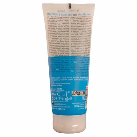 HOT gel za masažu i lubrikant 2u1 Silky Touch 200ml na bazi vode