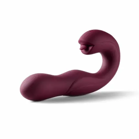 HoneyPlayBox JOI Dual-Ended Intimate Device Red Silicone Rechargeable