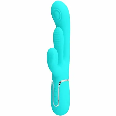 Pretty Love Shania BW-500041-1 plavi silikonski stimulator sa trostrukom funkcijom