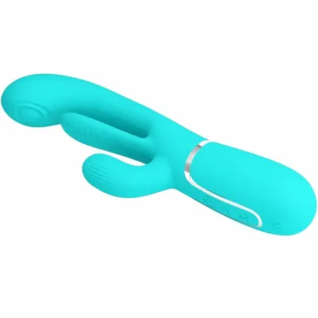 Pretty Love Shania BW-500041-1 plavi silikonski stimulator sa trostrukom funkcijom