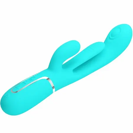 Pretty Love Shania BW-500041-1 plavi silikonski stimulator sa trostrukom funkcijom