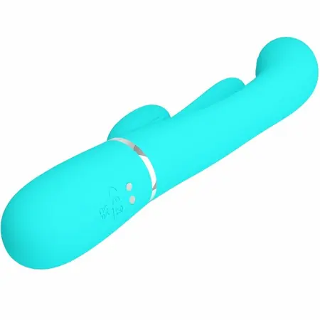 Pretty Love Shania BW-500041-1 plavi silikonski stimulator sa trostrukom funkcijom