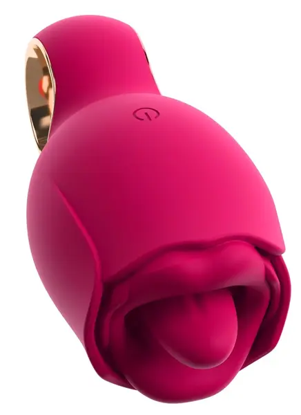 You2Toys Oral Fun vibrator sa silikonskim jezikom i 8 modova rada, roze, 11.3 cm