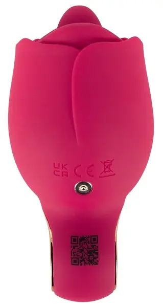 You2Toys Oral Fun vibrator sa silikonskim jezikom i 8 modova rada, roze, 11.3 cm