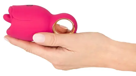 You2Toys Oral Fun vibrator sa silikonskim jezikom i 8 modova rada, roze, 11.3 cm