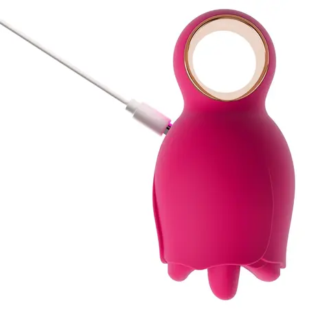 You2Toys Oral Fun vibrator sa silikonskim jezikom i 8 modova rada, roze, 11.3 cm