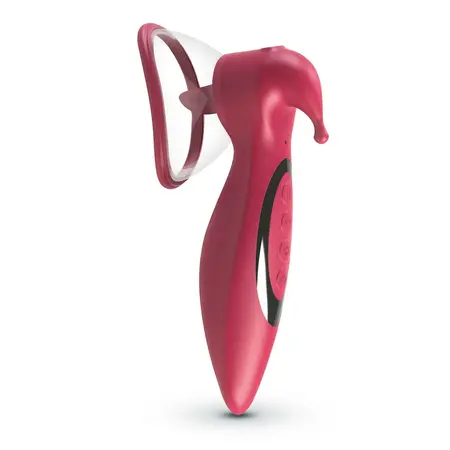 Crushious Saci Red višenamenski intimni silikonski stimulator sa vakuumom