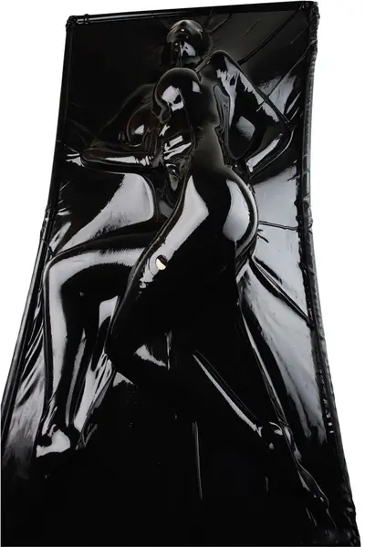 LateX Vacuum System Bed Black 1x2m Natural Rubber with Breathing Openings