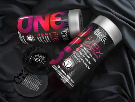 ONE Flex Graphene kondomi od lateksa sa grafenom, 10 komada, ultra tanki sa premium lubrikantom