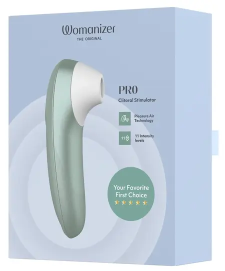 Womanizer Pro Sage kompaktni punjivi masažer sa vazdušnim talasima 11 nivoa