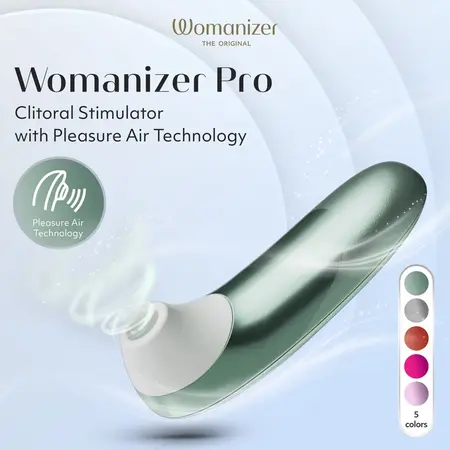 Womanizer Pro Sage kompaktni punjivi masažer sa vazdušnim talasima 11 nivoa