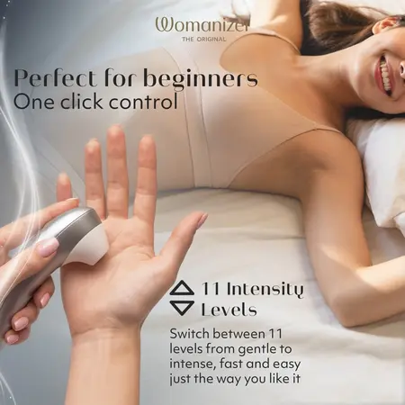 Womanizer Pro Silver, kompaktni sistem sa tehnologijom vazdušnih talasa, 11 modova rada